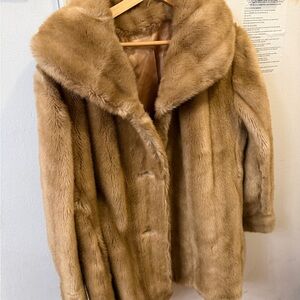 Elegant Tan Teddy Jacket